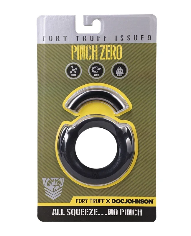 Fort Troff Pinch Zero Cock Ring – Black