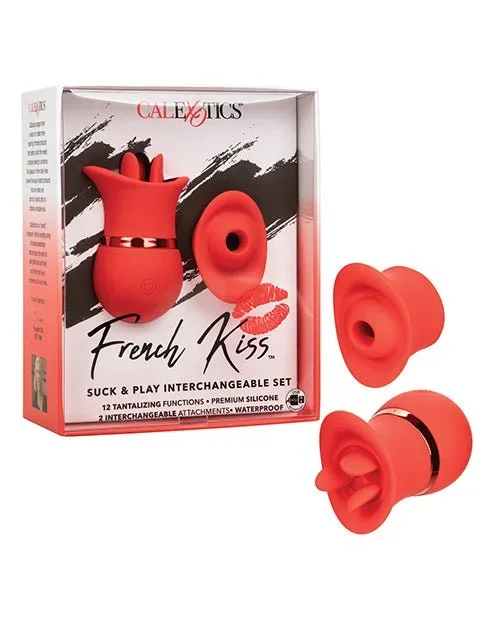 French Kiss Suck & Play Interchangeable Set – Red