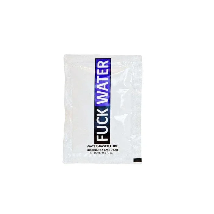 Fuck Water .3 Oz Water Based Lubricant Pillow Packs