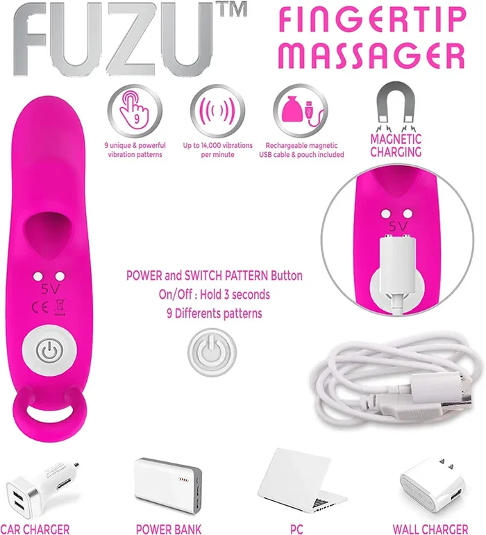 Fuzu Sensa Skin Activated Fingertip Vibrator