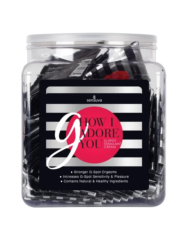 G How I Adore you G-Spot Enhancement Cream – Tub of 100 Single Use Packet