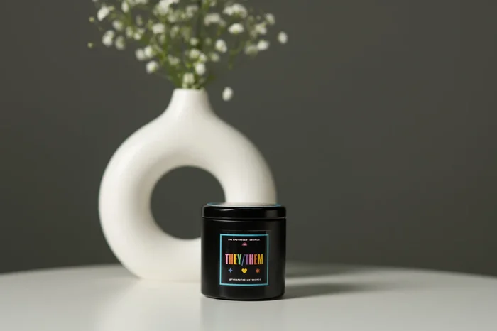Gender Fluid Candle – They/them 4 Oz – Vanilla Bean