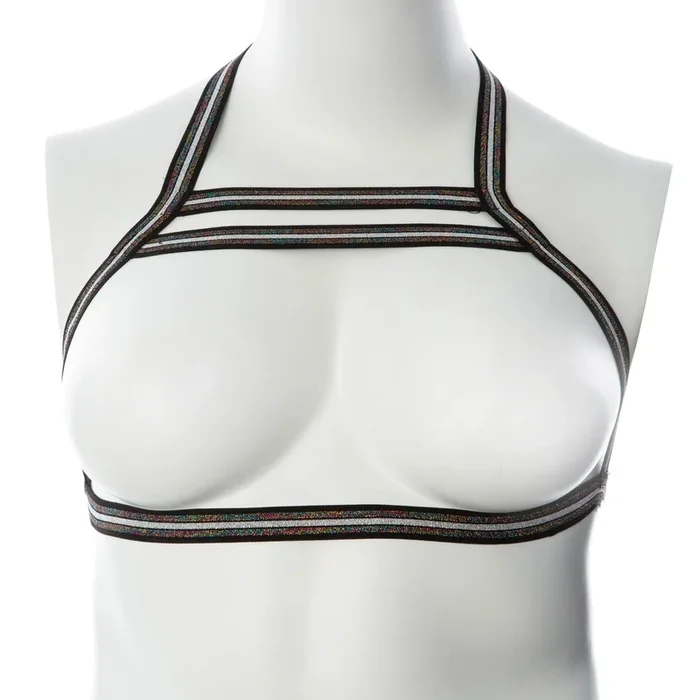 Gender Fluid Silver Lining Harness – Large/xxlarge – Multi-Color