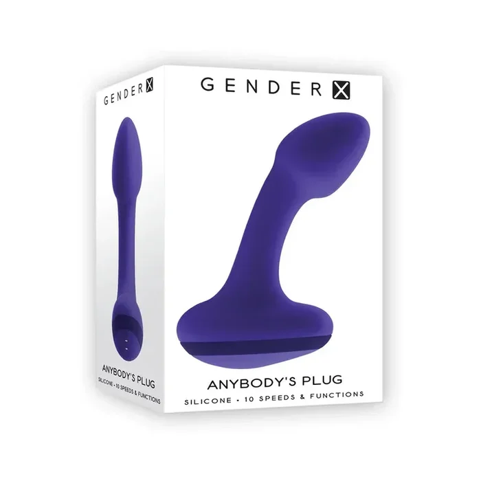 Gender X Anybody’s Plug Rechargeable Silicone Vibrating Butt Plug