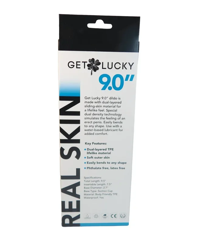 Get Lucky 9.0″ Real Skin Series – Flesh