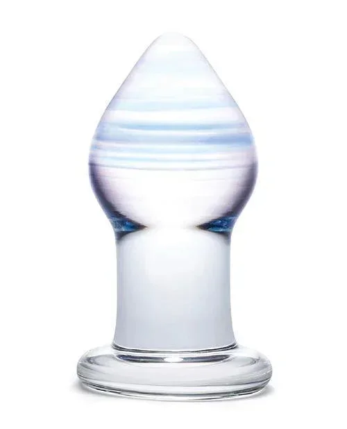 Glas Amethyst Rain – Glass Butt Plug