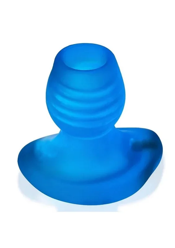 Glowhole 1 Hollow Buttplug with Led Insert – Small – Blue Morph