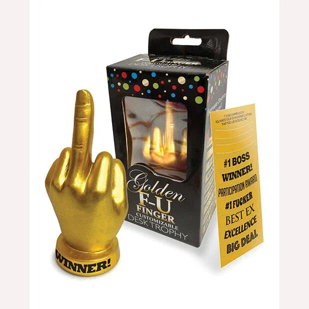 Golden F-u Finger Trophy