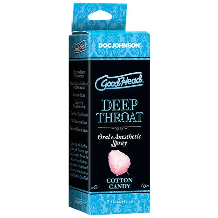 Goodhead – Deep Throat Spray – Cotton Candy – 2 Fl. Oz.