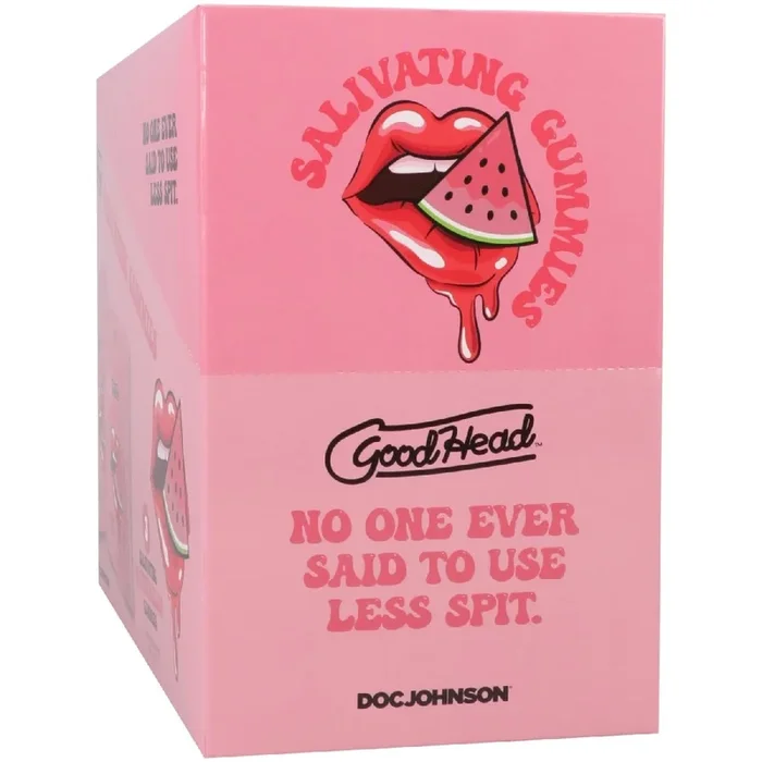 Goodhead – Salivating Gummies 24pk Display (3 Pcs Per Pouch) – Watermelon