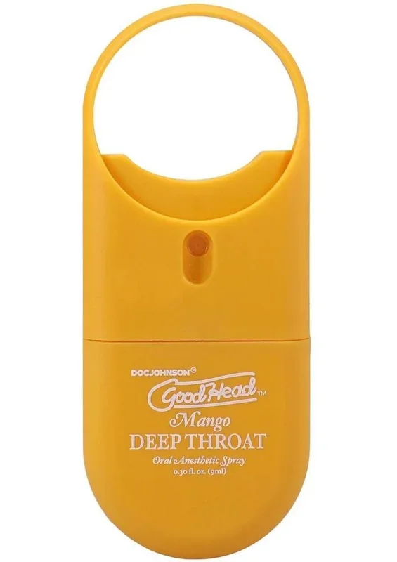 Goodhead Deep Throat To-Go Oral Anesthetic Spray Mango