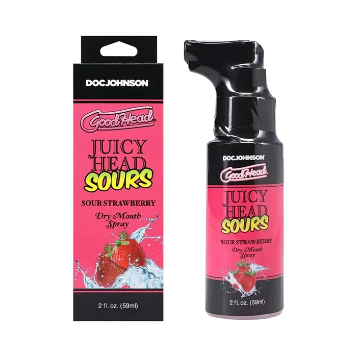 GoodHead Juicy Head Dry Mouth Spray Sour Strawberry 2 oz.