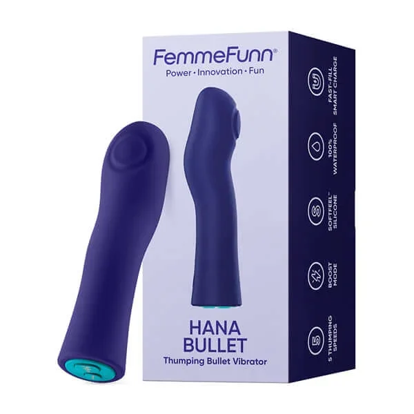 Hana Bullet Thumping Vibrator – Purple