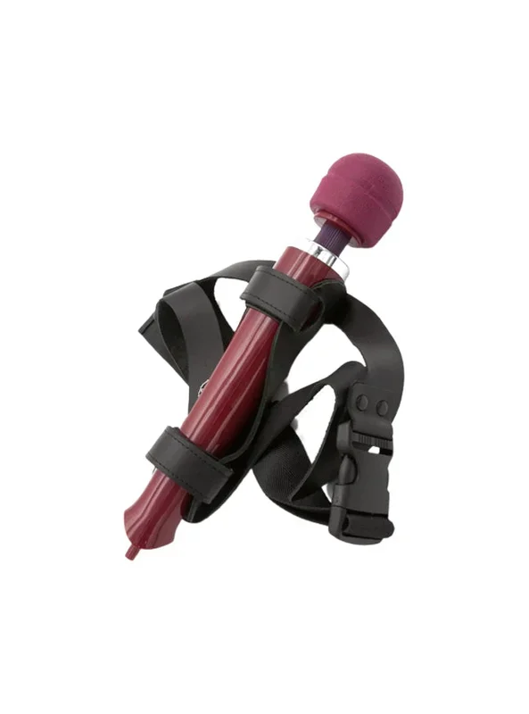 Handmade Faux Leather Adjustable Wand Thigh Harness