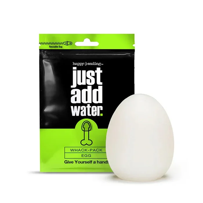 Happy Ending Just Add Water Self-Lubricating Whack Pack – Egg