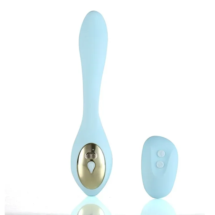 Harmonie Teal Bendable Dual Vibrator W- Remote Control