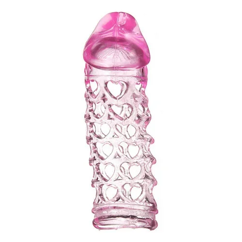 Heart Shape Silicone Time Delay Penis Masturbation Sleeves