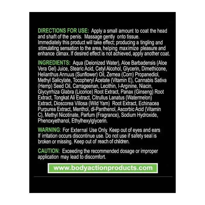 HemPleasure for Men – .5 oz Bottle