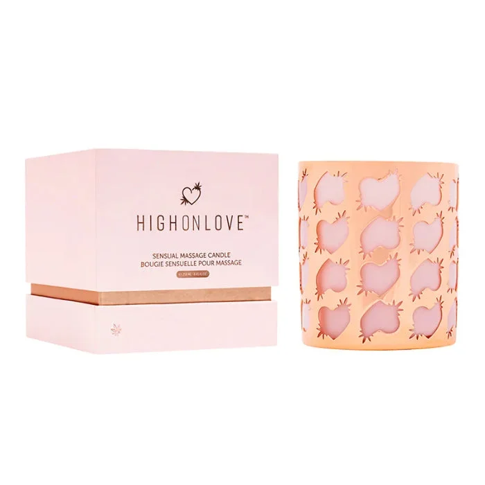 HighOnLove Sensual Massage Candle For Massage and Temperature Play
