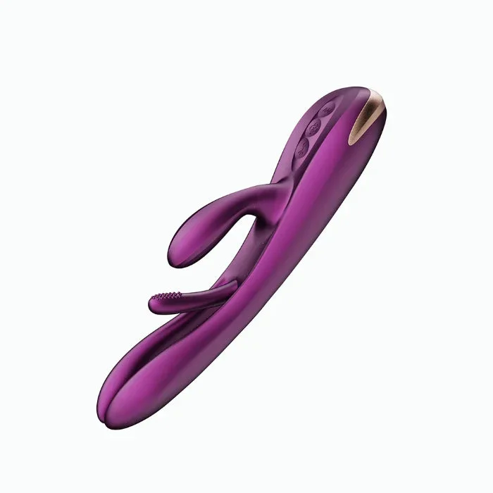 Honey Play Box Terri App-Controlled Rechargeable Silicone Tapping Rabbit Style Vibrator