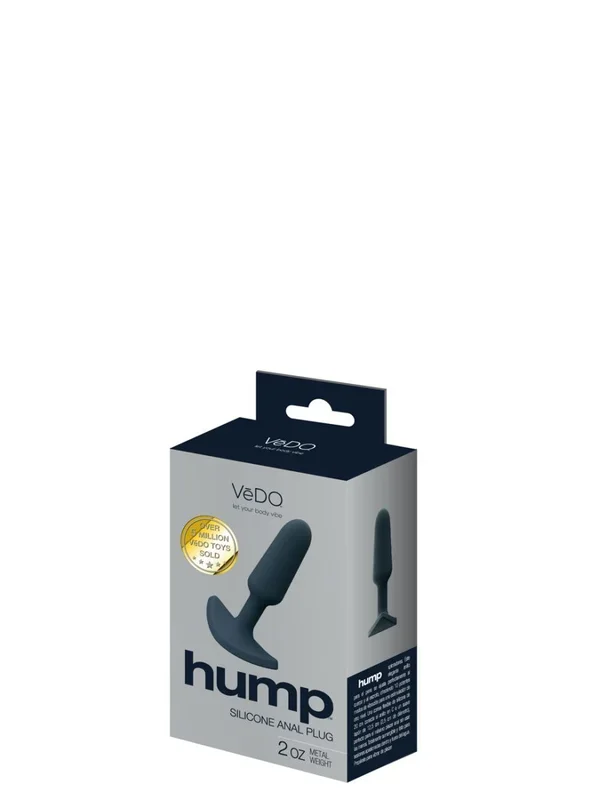 Hump Silicone Anal Plug – Black