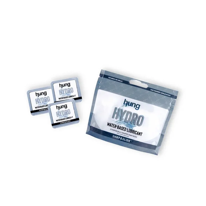 Hung Hydro Snap + Slide™ Water-Based Lubricant 16pk