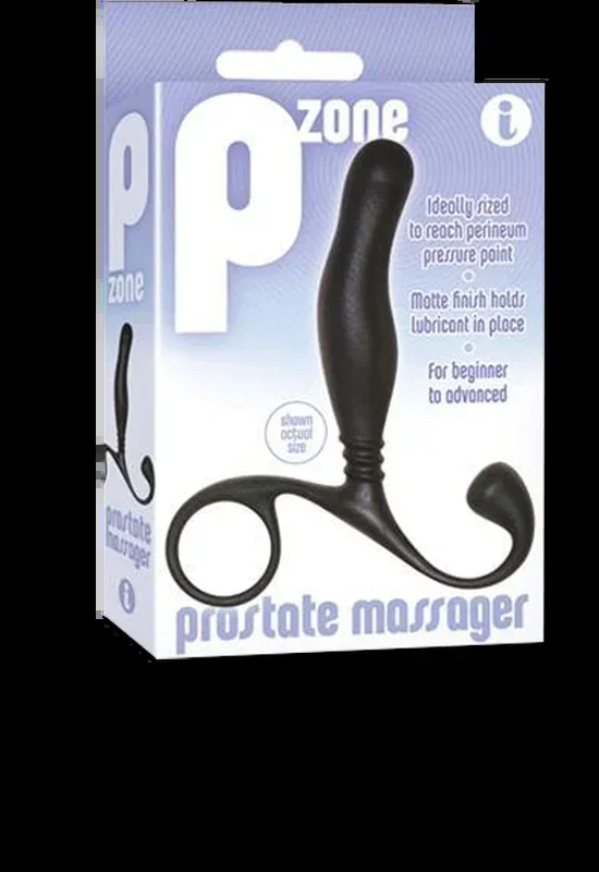 Icon Brands – The 9’s – P-Zone Prostate Massager, Black