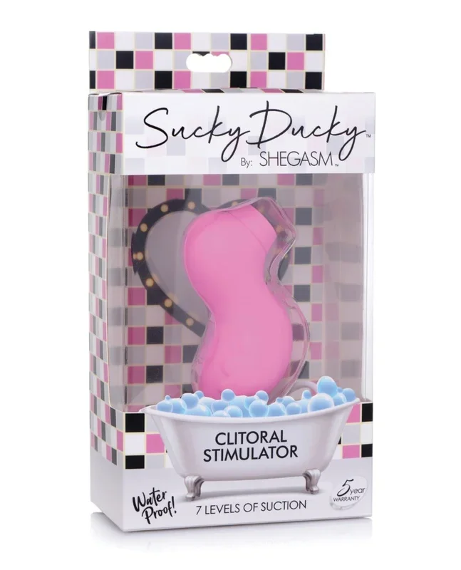 Inmi Shegasm Sucky Ducky Silicone Clitoral Stimulator – Pink