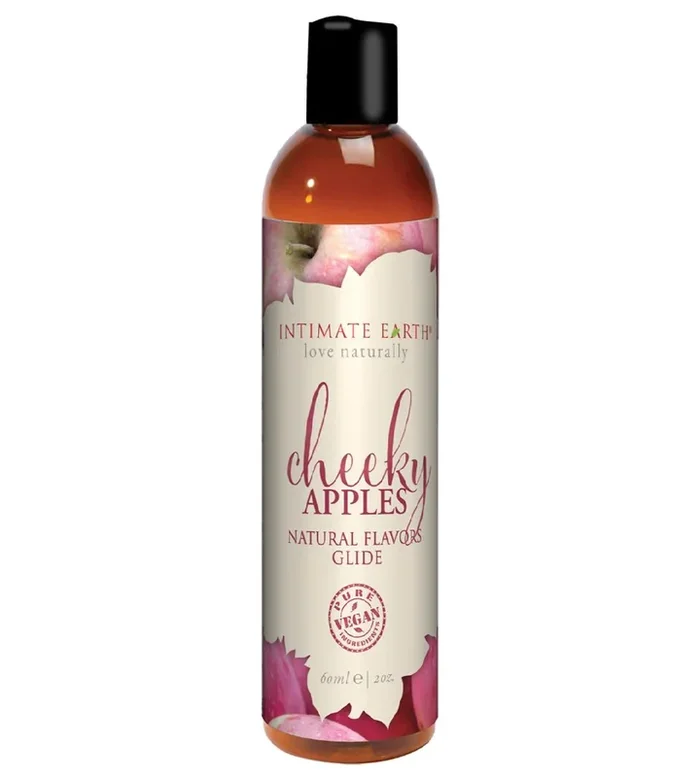 Intimate Earth Flavored Glide – Cheeky Apples 2oz