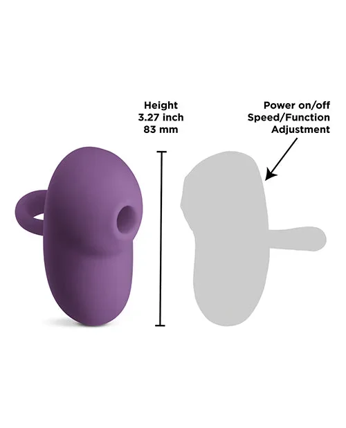 INYA Allure Pulsating Air Vibe – Dark Purple