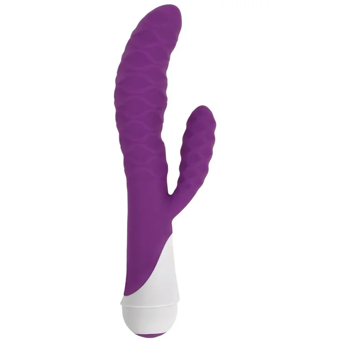 Ivy 20x Wavy Silicone Rabbit Vibe – Purple