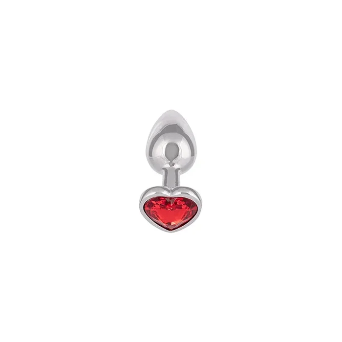 Jewel Small Ruby Heart Butt Plug
