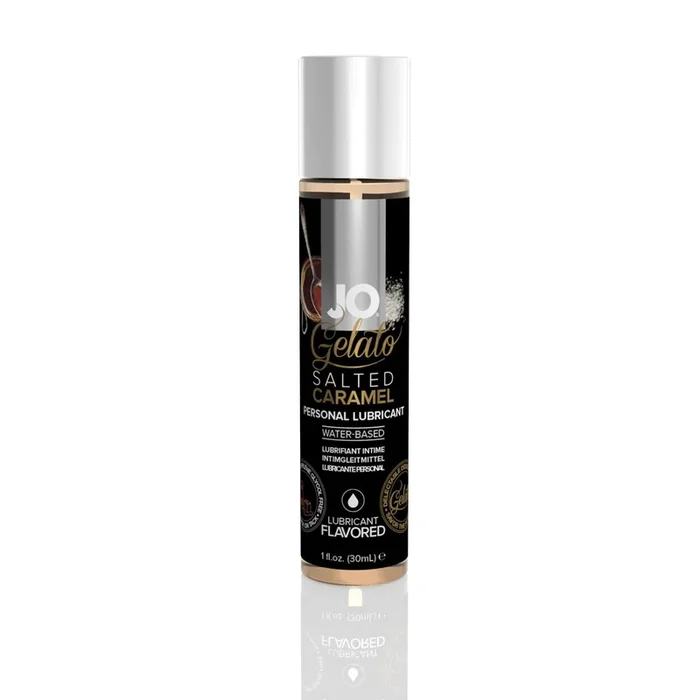 Jo Gelato Salted Caramel 1oz – Water-Based Flavored Personal Lubricant Lube