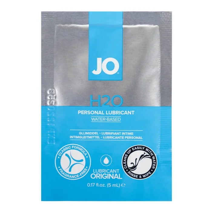 JO H2O Original Water-Based Lubricant 5ml Sachet