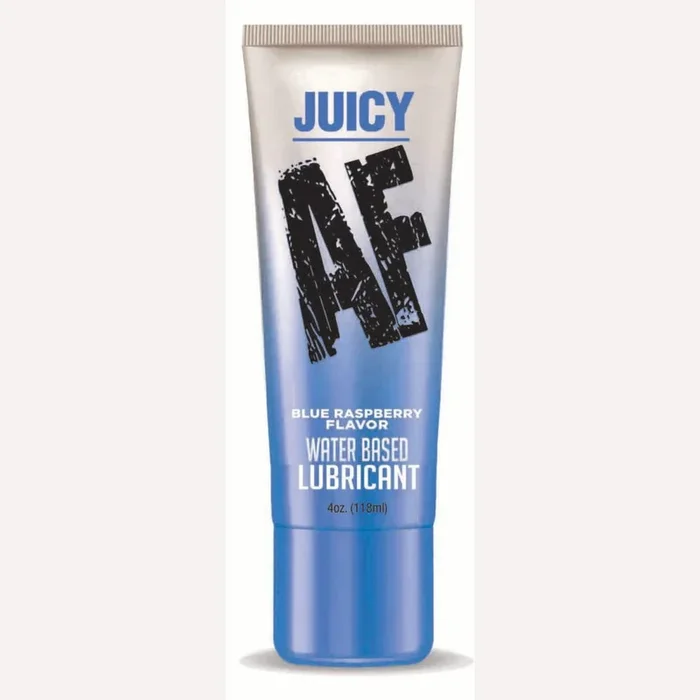Juicy Af Lube Blue Raspberry 4 Oz