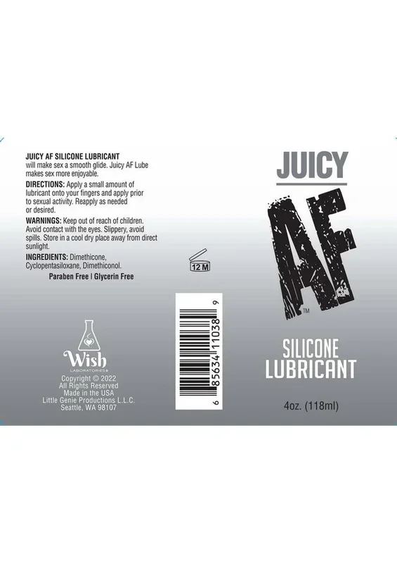 Juicy AF Silicone Lubricant