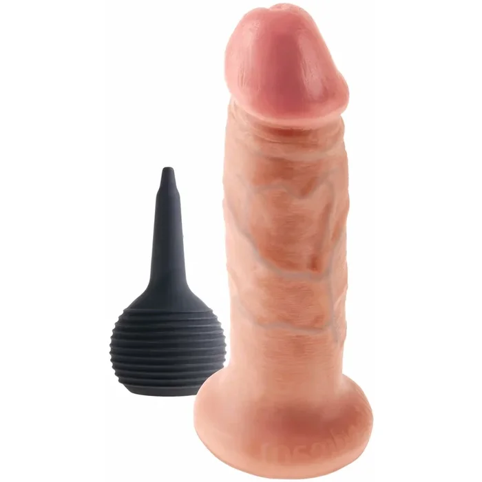 King Cock 6″ Squirting Realistic Dildo