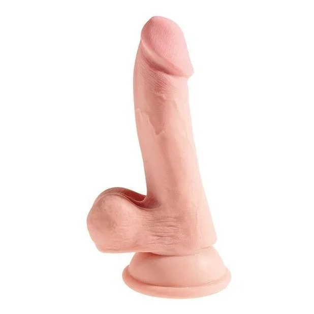 King Cock Plus 6.5 In Triple Density Cock W-balls Light