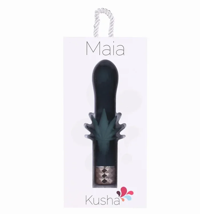 Kusha 420 Series Crystal Gems G-Spot Vibrator – Green