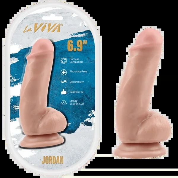 La Viva Dildo Jordan 6.9″ 17.53 cm