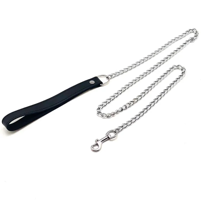 Leash black handle