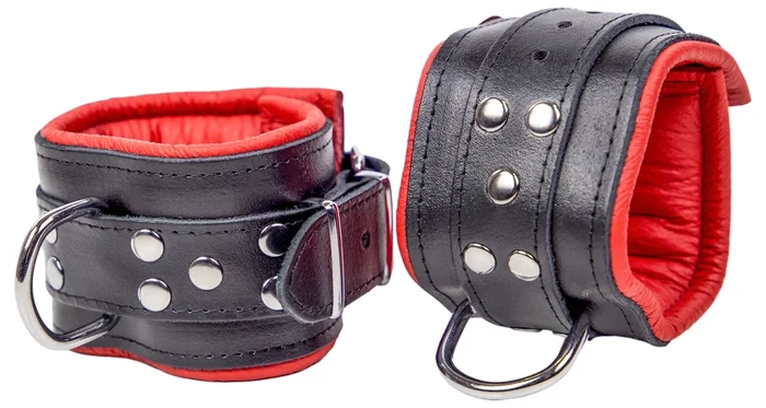 leather ankle cuffs