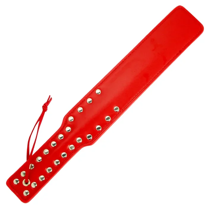 Leather Studded Spanking Bondage Paddle