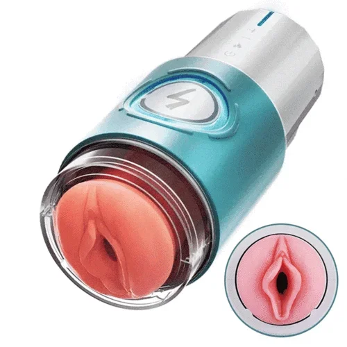 【Leten ThunderCore X】 – 38℃ Infrared Constant Heating + 6-Level Full-Thrusting Immersive Realistic Vagina Stroker