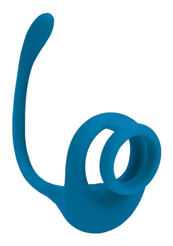 Levelz Dual Motor Rechargeable Silicone Cock Ring with Prostate Stimulator