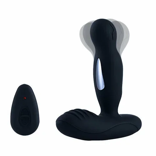 LEVETT E-Stim 360° Rotation Vibrating Prostate Anal Plug with Remote Control