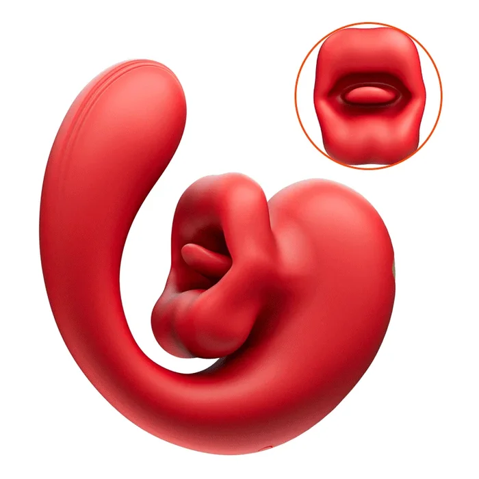 Little Rose – 10-Frequenz-Biss, 10-Frequenz-Vibration, weiblicher Vibrator aus ultraweichem Material