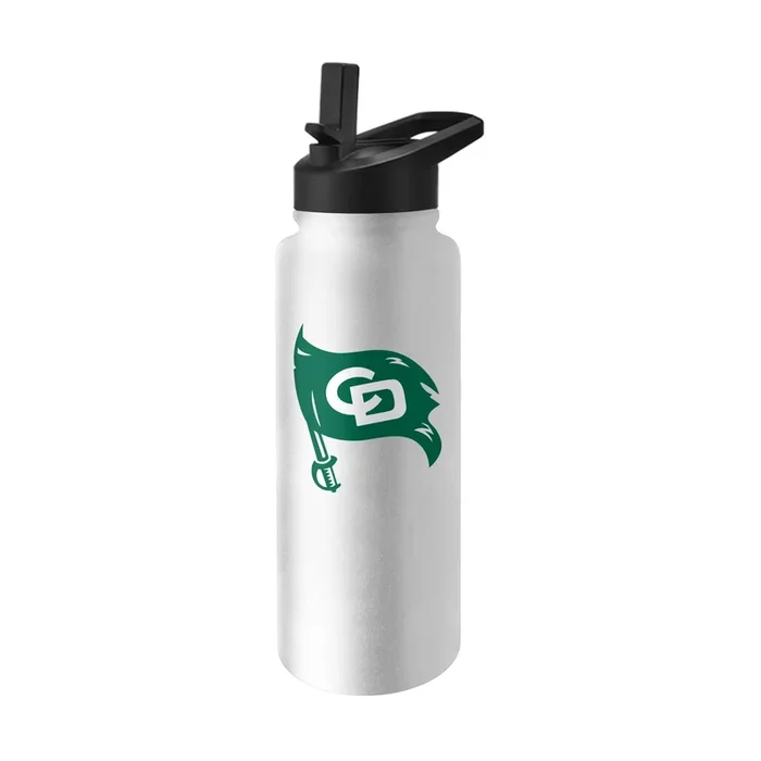 Logo Brands 34 oz. Quencher Bottle with Straw Lid