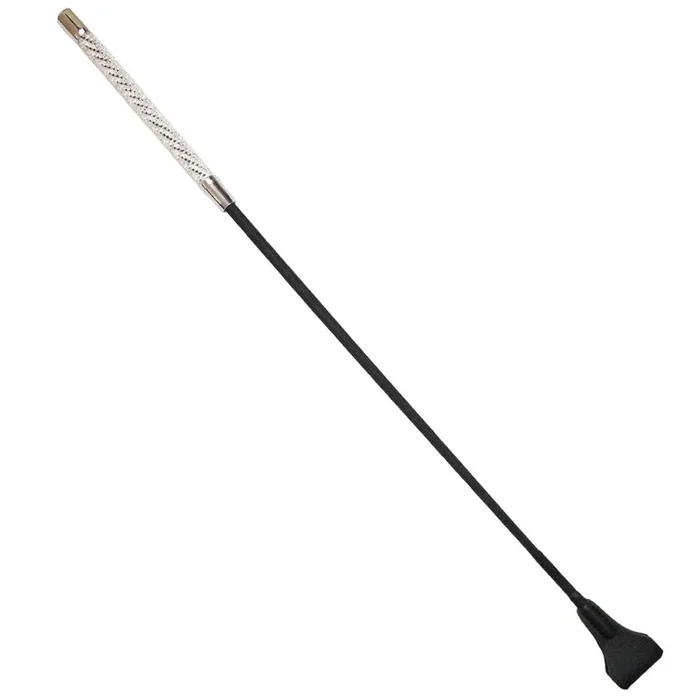 Love in Leather Diamante Handle Riding Crop