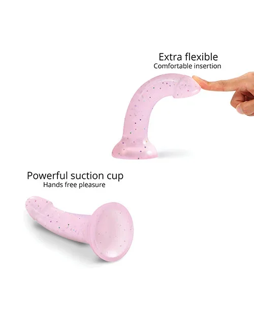 Love to Love Curved Suction Cup Dildolls Starlight – Pink